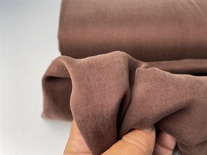 Fastvævet tencel - flot chokoladebrun